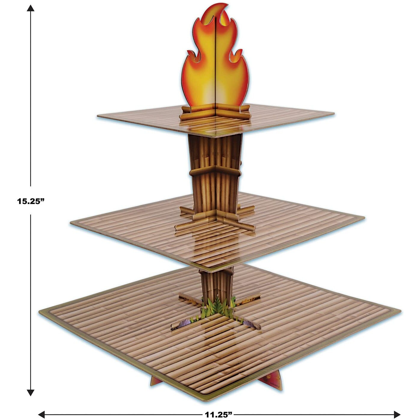 Tiki Torch Cupcake Stand