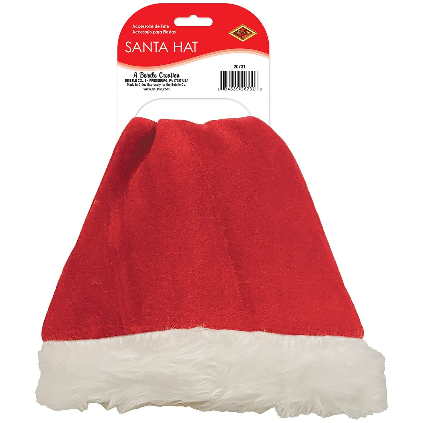 Red Velvet Santa Hat