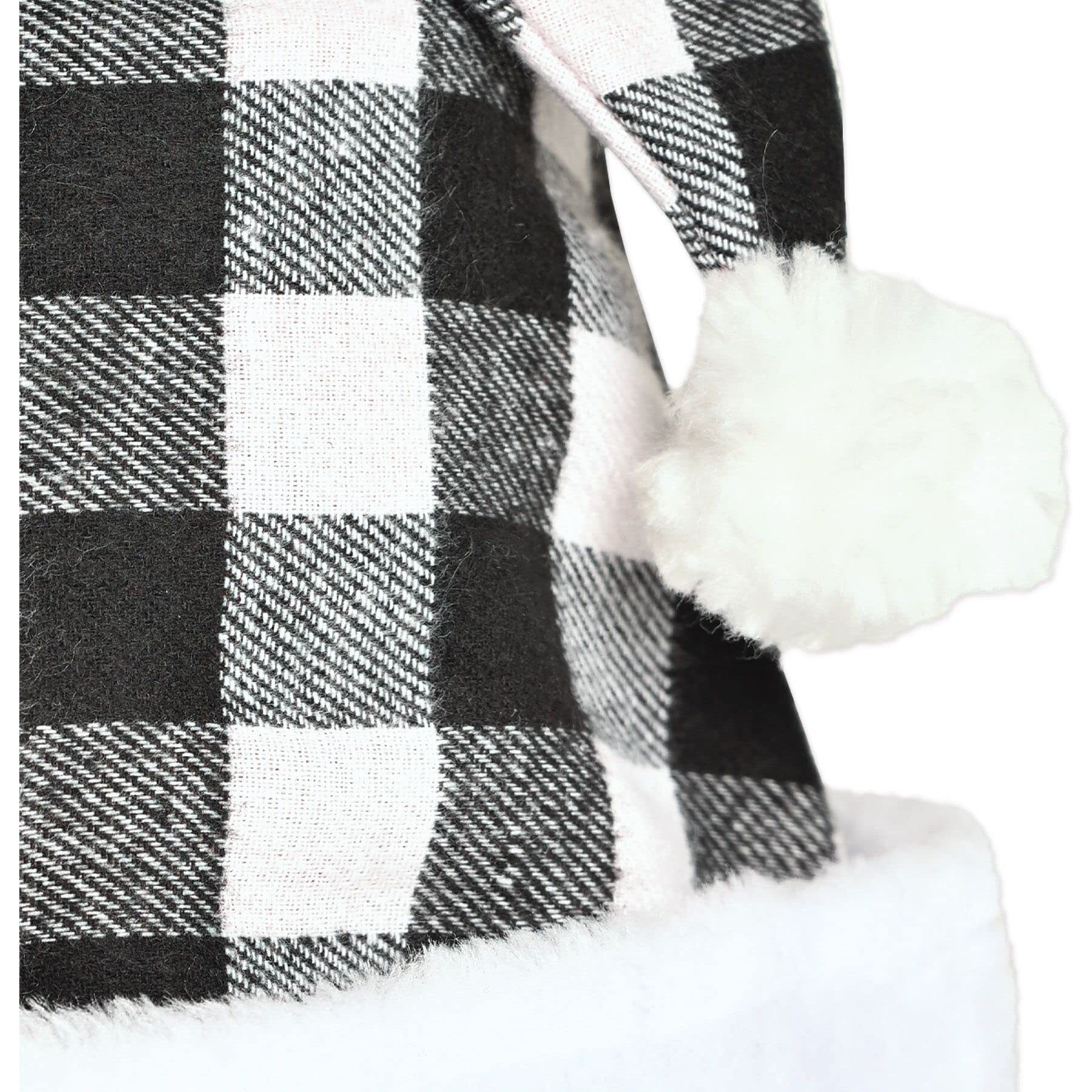 Plaid Santa Hat