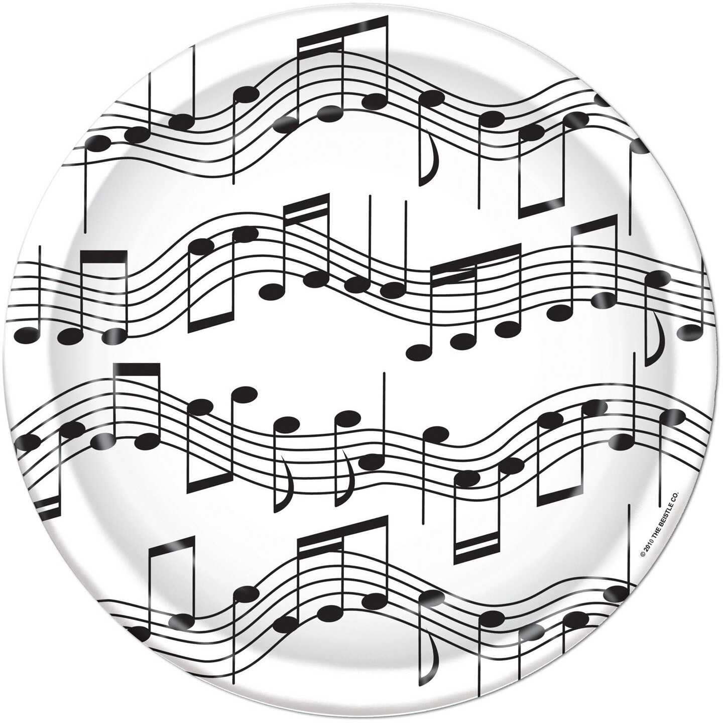 Musical Notes Plates