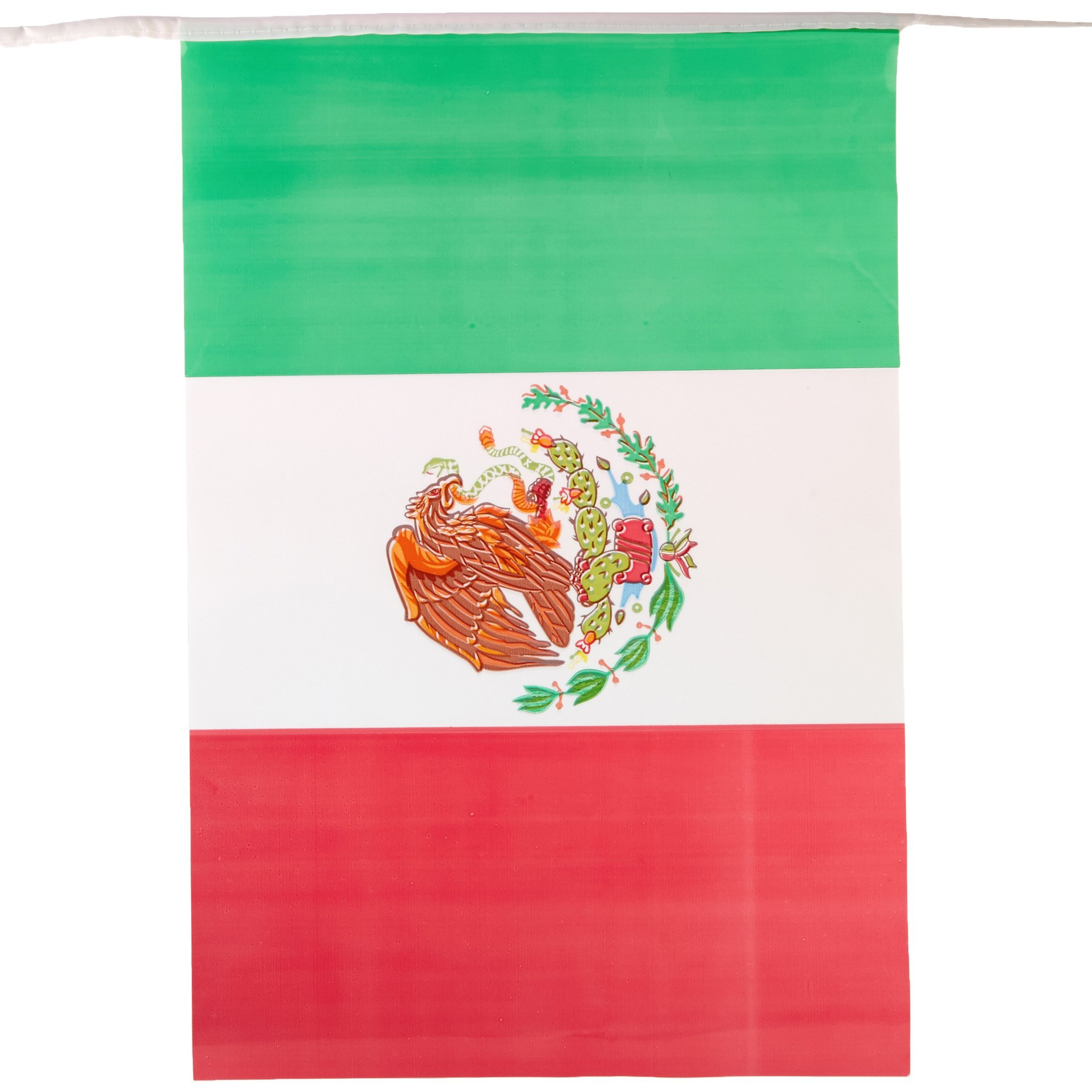 Mexican Flag Pennant Banner