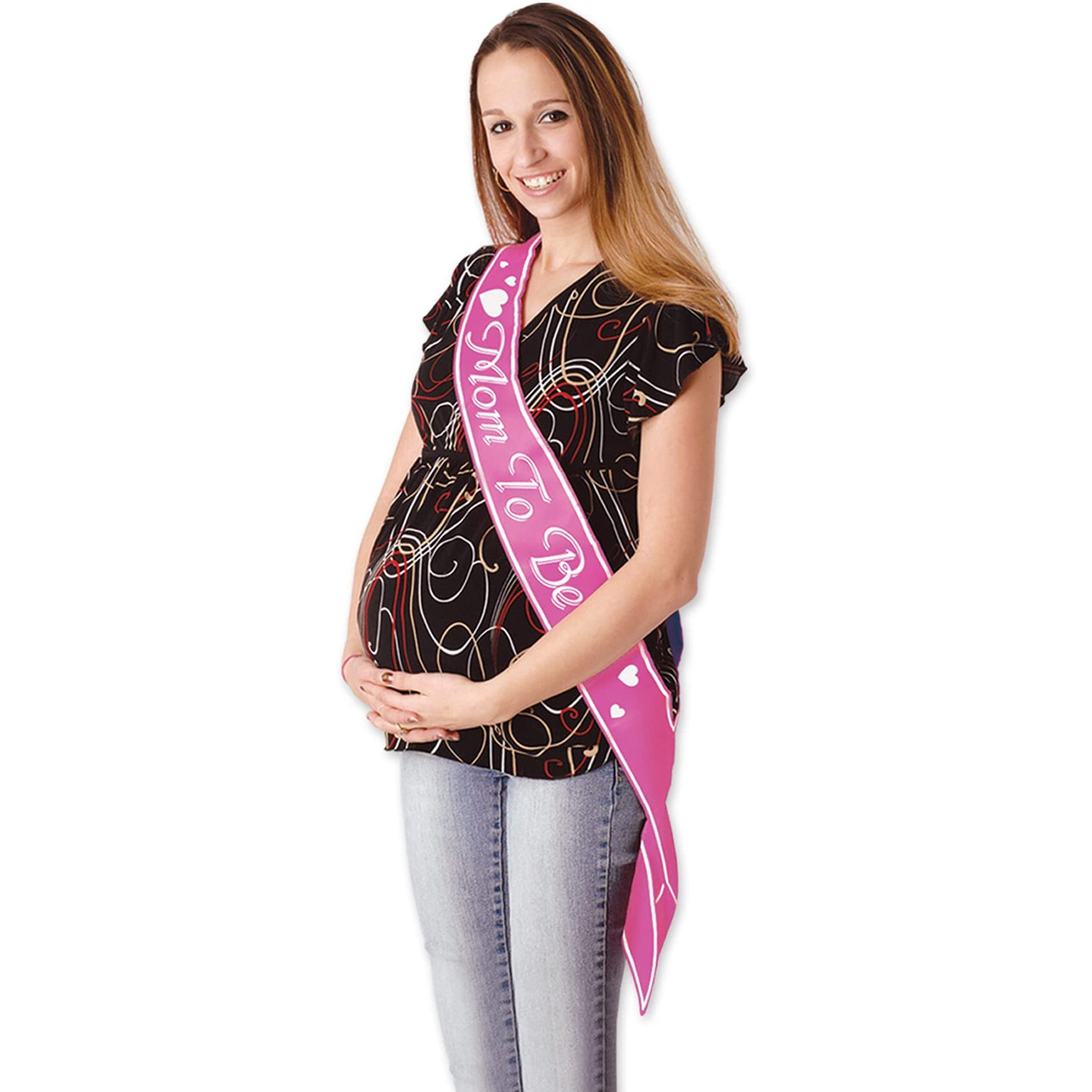 Mom To Be Satin Sash