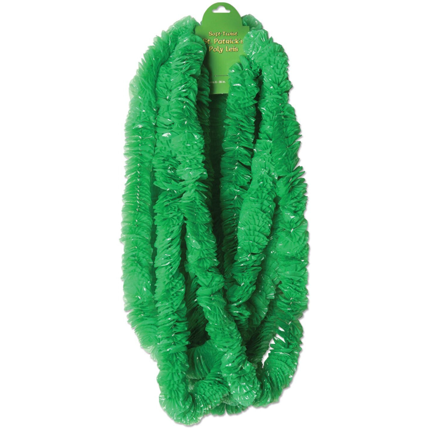 Soft-Twist St Patrick's Poly Lei