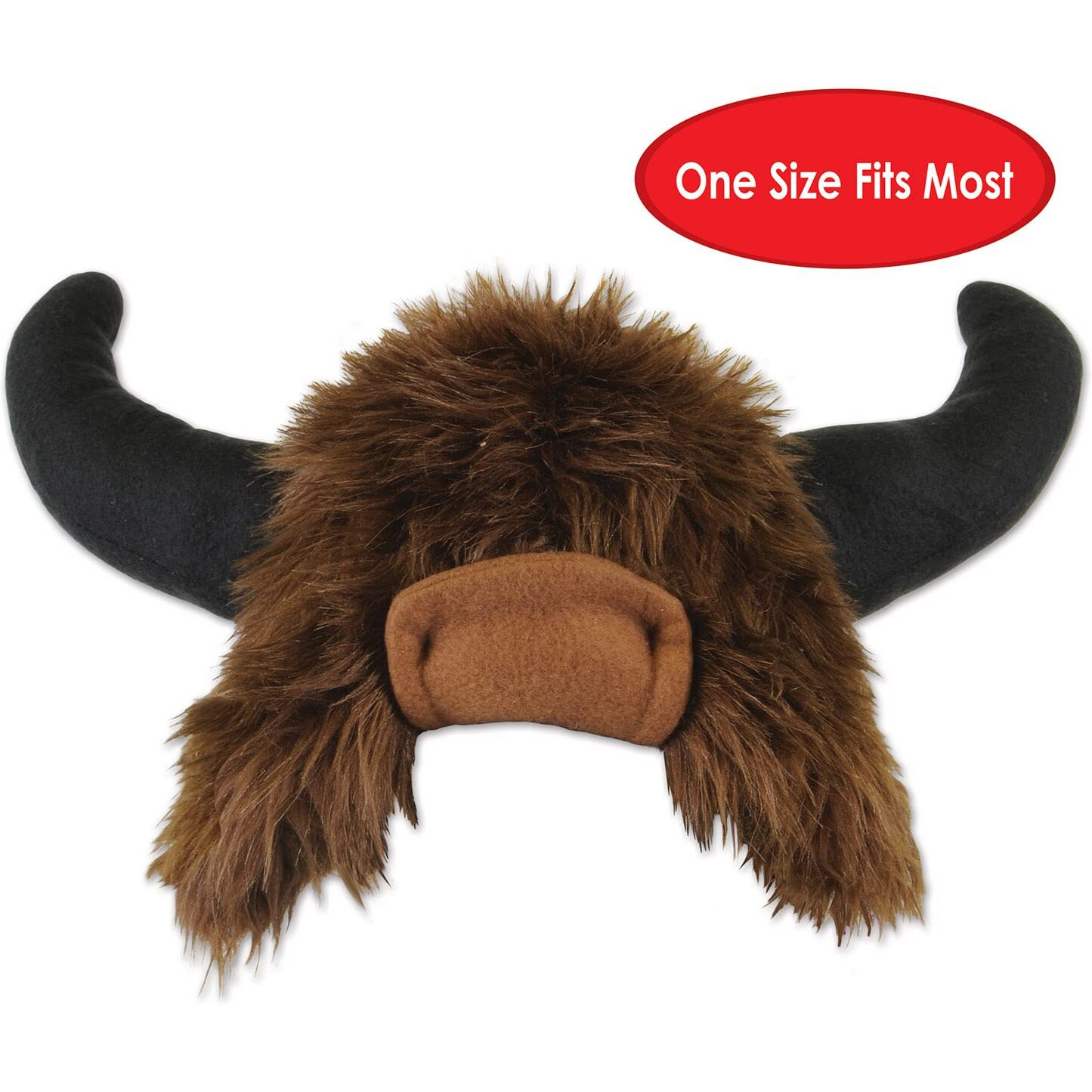 Plush Buffalo Hat