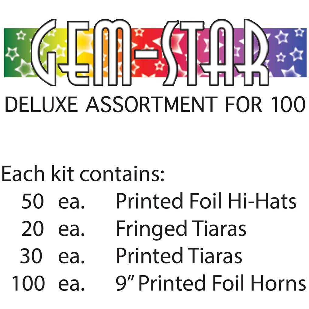 Gem-Star Deluxe Asst for 100