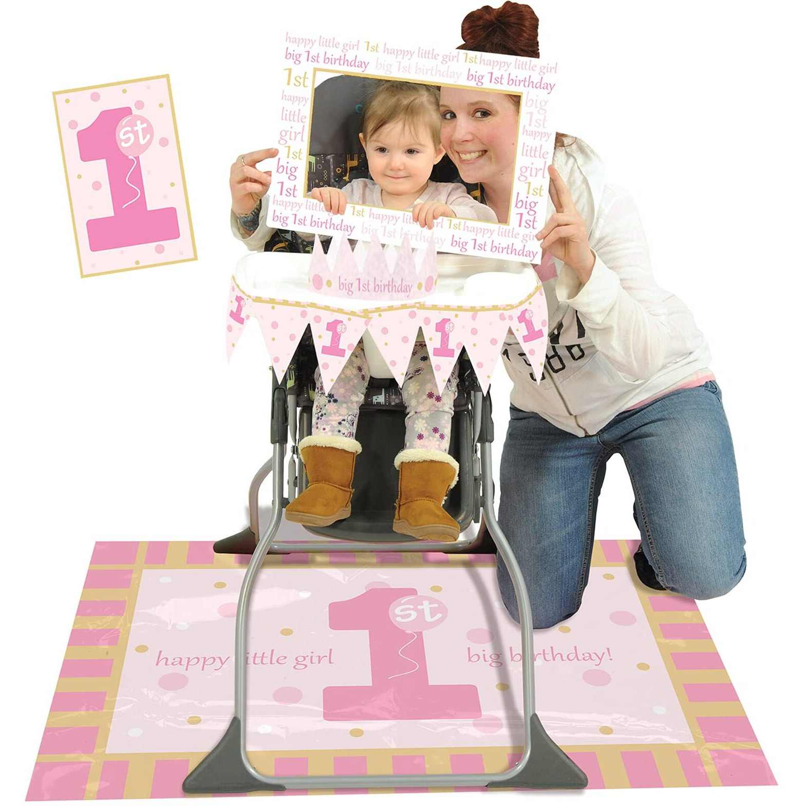 1st  Birthday High Chair Decorating Kit