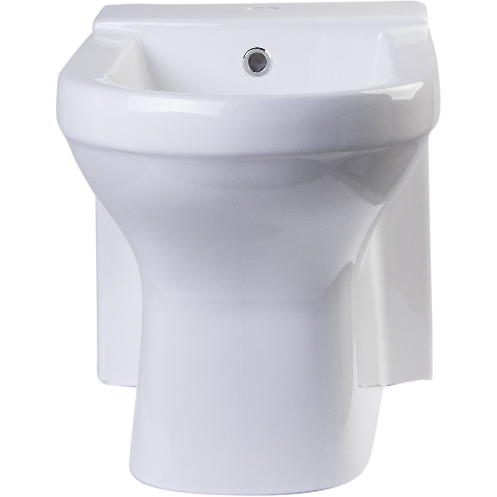 EAGO JA1010 White Ceramic Bathroom Bidet with Elongated Seat