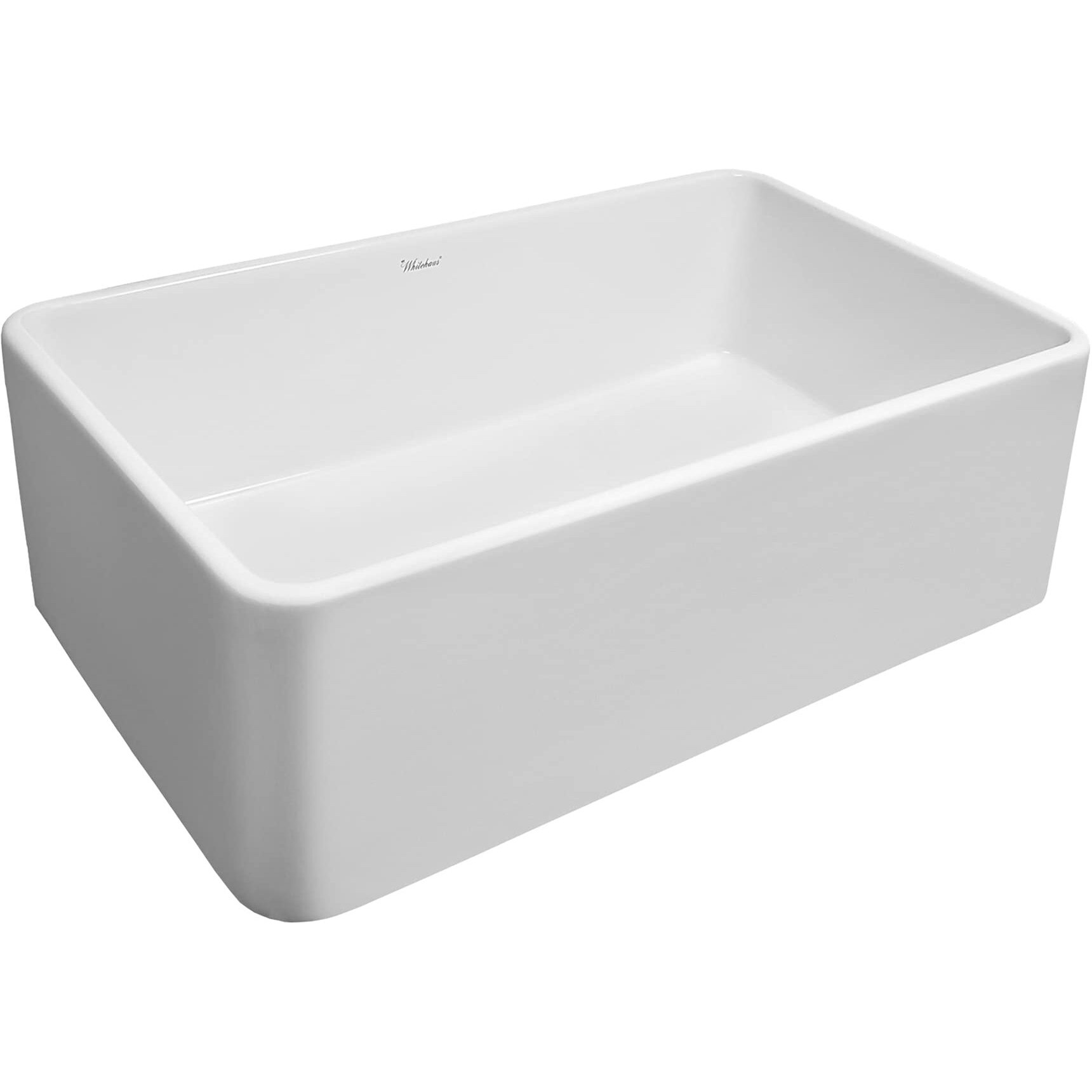 Farmhaus Fireclay Duet Series Reversible Sink with Smooth Front Apron