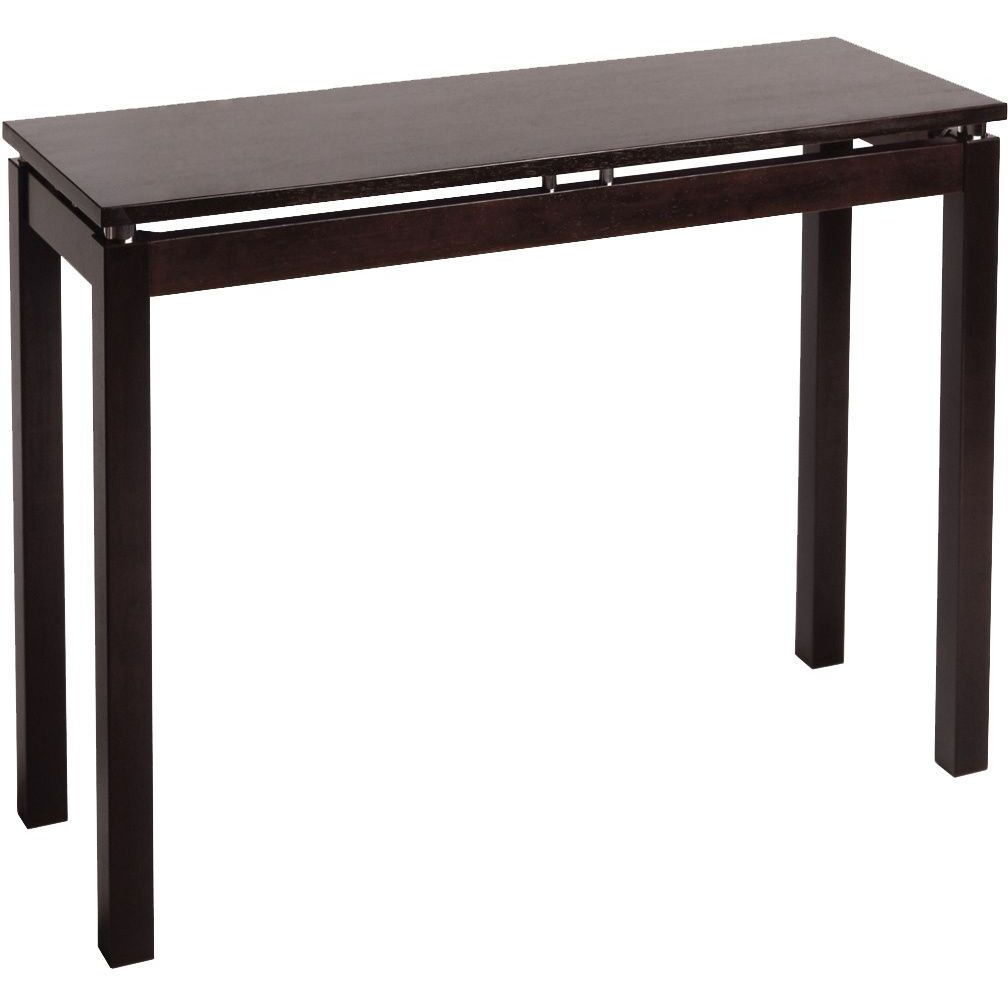 Linea Console / Hall Table with Chrome Accent(D0102HHZQ2V.)