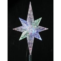 Kurt S Adler  Inc  Kurt Adler 1125 UL Polar Star Treetop with LED color-changing Light