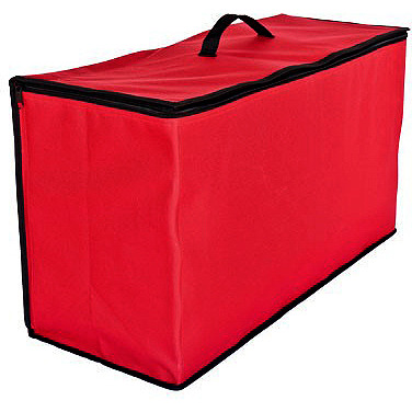 3 in Large Red Ornament Storage Tub