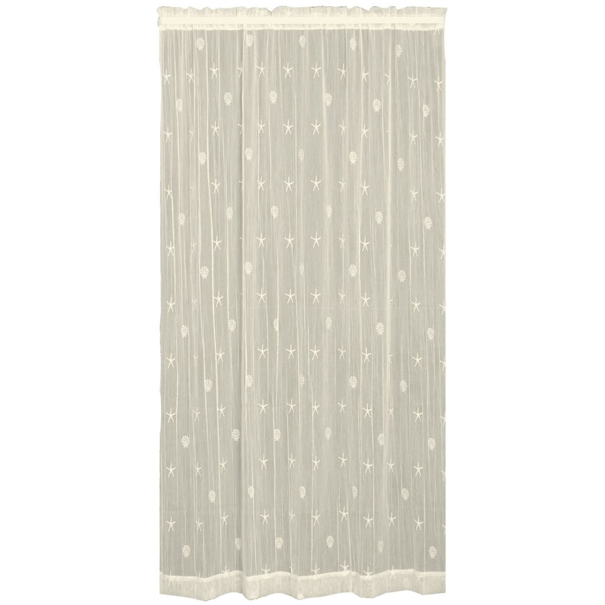 Heritage Lace 7175E-4596 45 x 96 in Sand Shell Panel  Ecru