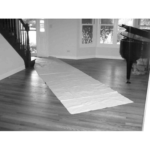 Lindemann 600545 4FT x 15FT Rug Runner White canvas