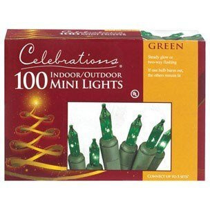 celebrations 4007-71 100 Mini green Light Set