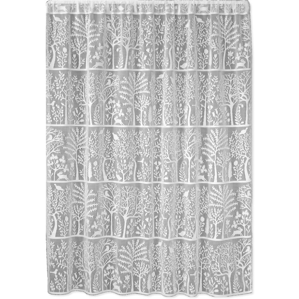 Heritage Lace 6315W-6063 60 x 63 in Rabbit Hollow Panel  White