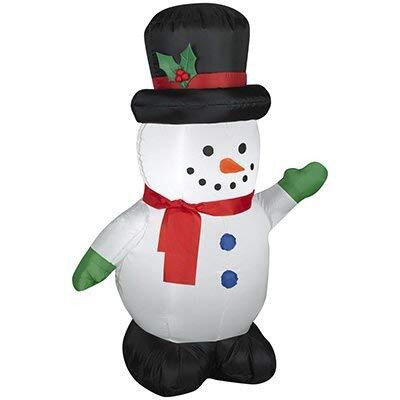 gemmy 87645 Snowman With Holiday Top Hat 35 ft