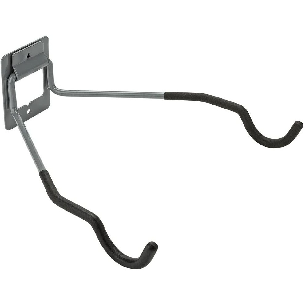 National Hardware 7179419 Storage Flip - Up Bike Hanger Hook  gray Finish