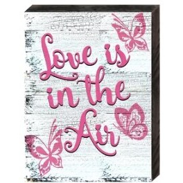 Designocracy 99737-O Love is in the Air Wooden Ornament