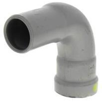 Viega QVg-26061 1 in Street Elbow 90 deg Steel  MegaPressg  Pipe x Press Fitting  Black