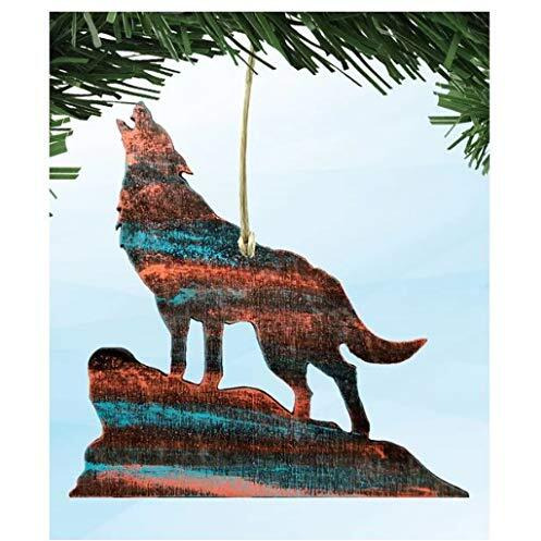 Designocracy 992271-M Mountain Wolf Wooden Magnet