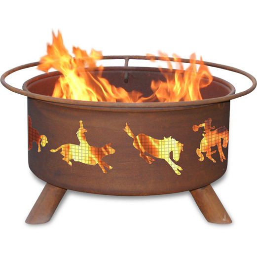 3" Natural Rust Western Fire Pit