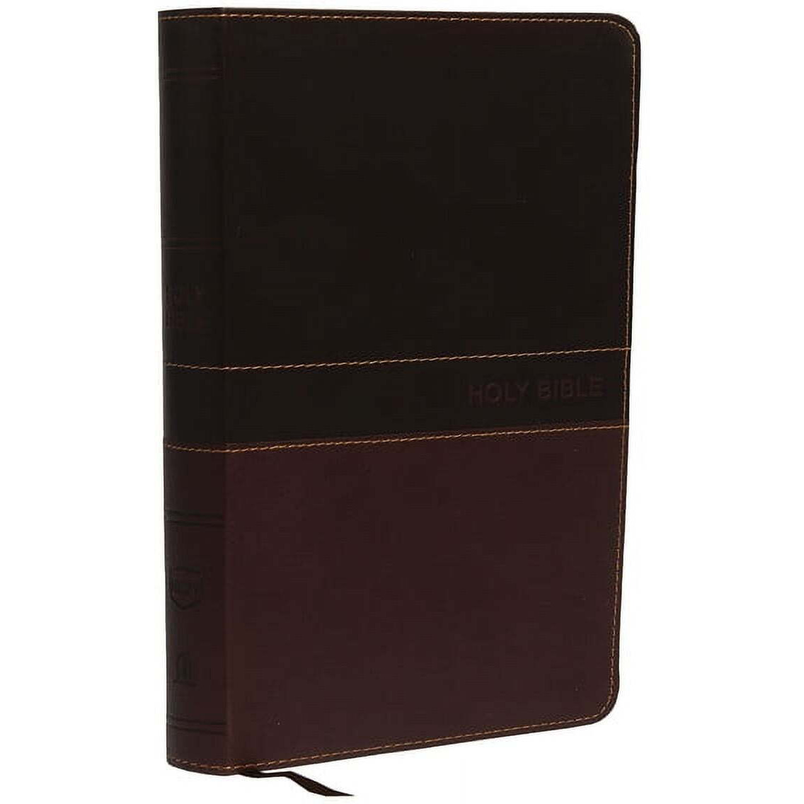 NKJV Deluxe gift Bible Toffee Leathersoft Book