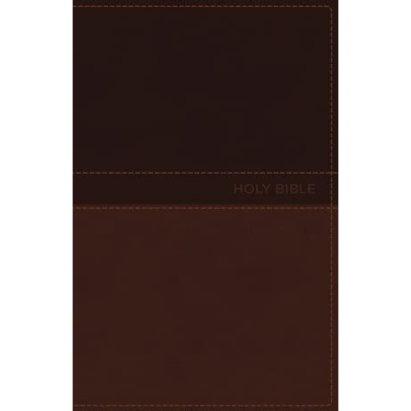 NKJV Deluxe gift Bible Toffee Leathersoft Book