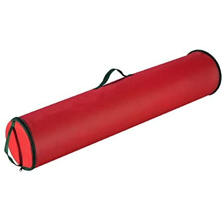 christmas gift 405 in Wrapping Paper Wrap Storage Bag Red Stand Up