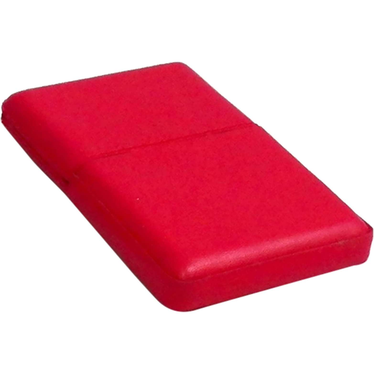 Bey-Berk International D251R Red Leather Business card case with Flip Top