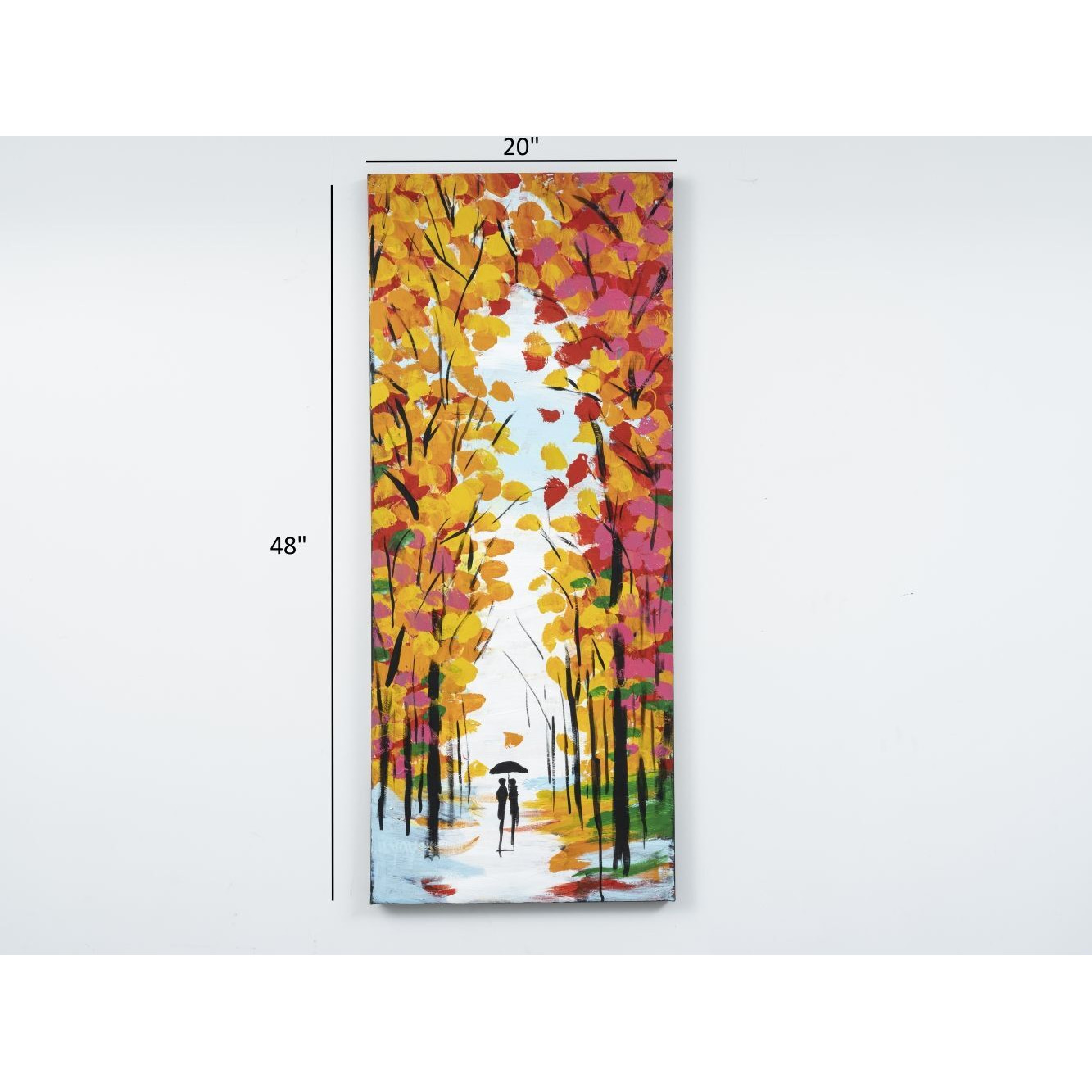 Wandela Wall canvas Paintings 47 x 19(D0102H5L7HP)