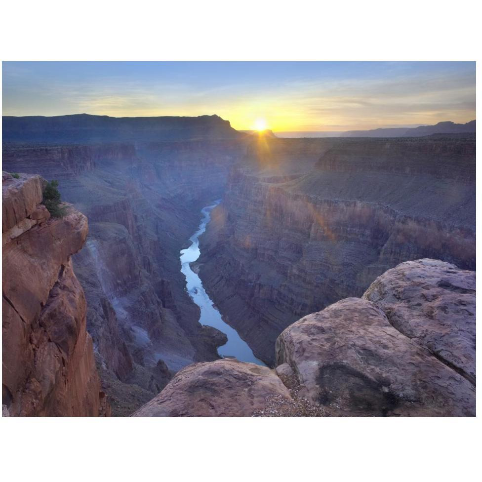 Sunrise as seen from Toroweap Overlook, Grand Canyon National Park, Arizona-Paper Art-50&quotx38"