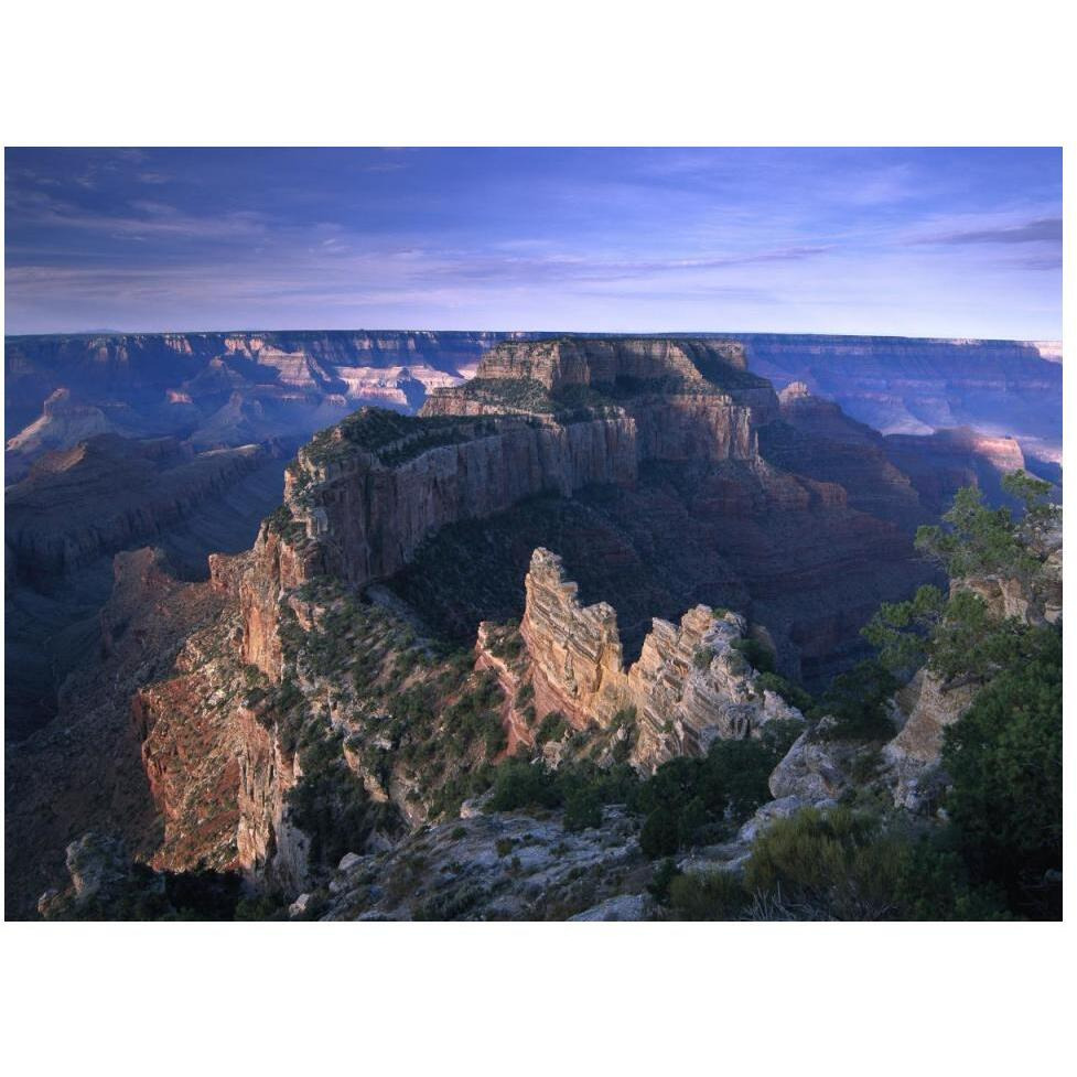 Wotans Throne from Cape Royal, North Rim, Grand Canyon National Park, Arizona-Paper Art-50&quotx38"