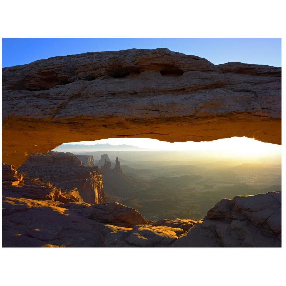 Mesa Arch at sunset from the Mesa Arch Trail, Canyonlands National Park, Utah-Paper Art-26&quotx20"