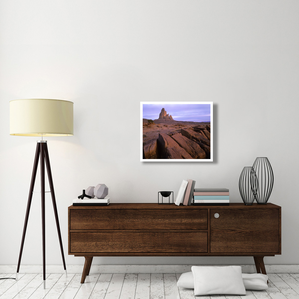 Agathla Peak, the basalt core of an extinct volcano, Monument Valley, Arizona-Paper Art-30&quotx24"