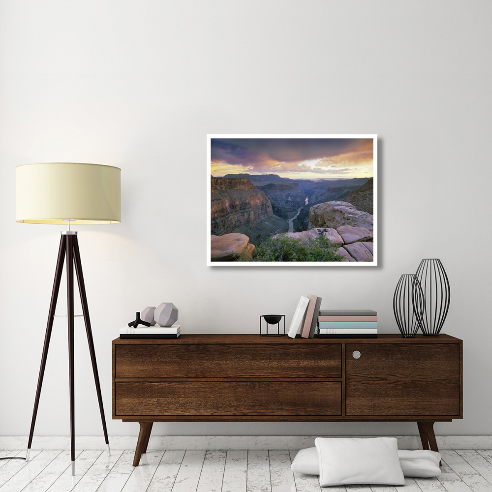 Toroweap Overlook with a view of the Colorado River, Grand Canyon National Park, Arizona-Paper Art-42&quotx32"