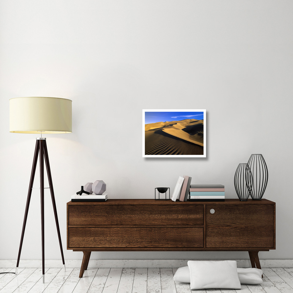 750 foot tall sand dunes, tallest in North America, Great Sand Dunes National Monument, Colorado-Paper Art-26&quotx20"