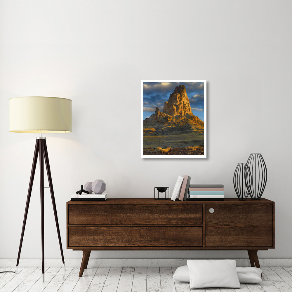 Agathla Peak, the basalt core of an extinct volcano, Monument Valley Navajo Tribal Park, Arizona-Paper Art-26.9&quotx32"