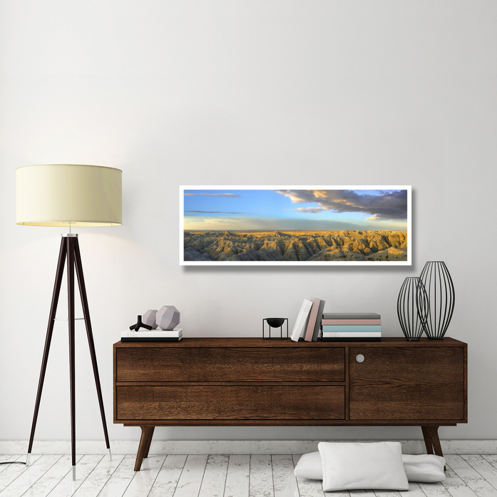 White River Overlook, Badlands National Park, South Dakota-Paper Art-56&quotx20"