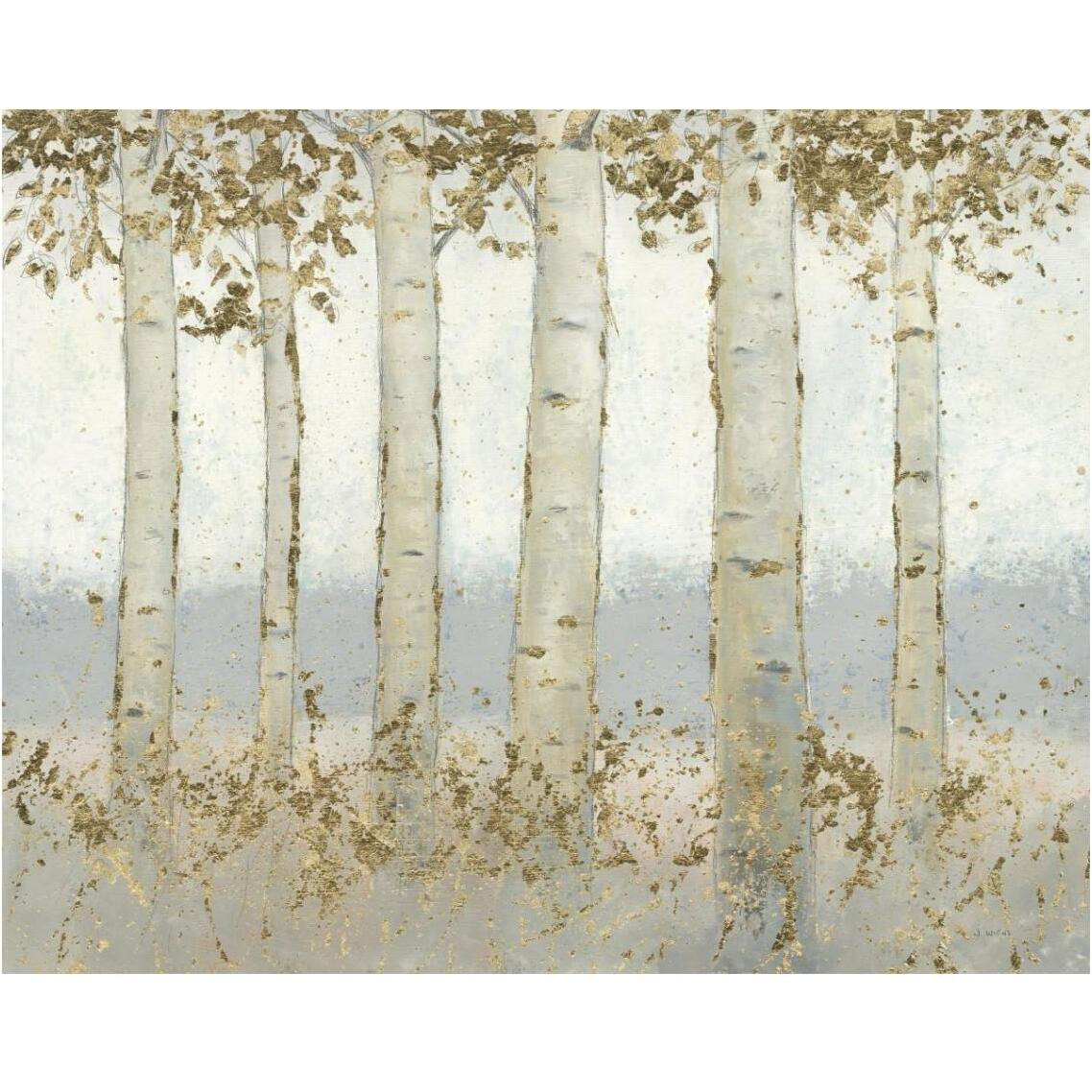 Magnificent Birch Grove -Paper Art-37&quotx30"