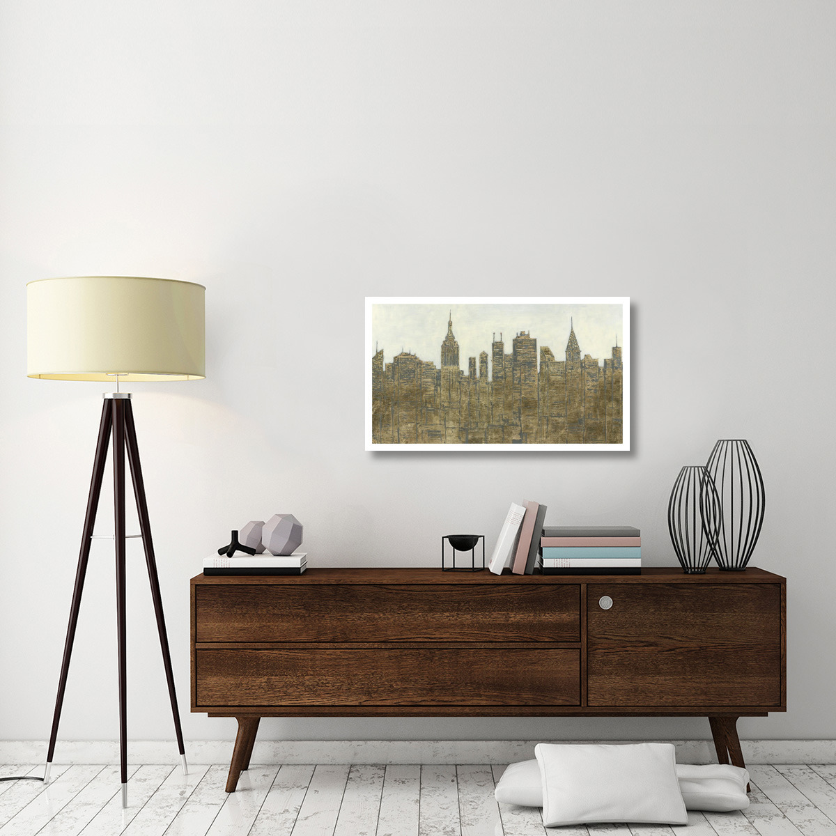 Lavish Skyline -Paper Art-38&quotx22.16"