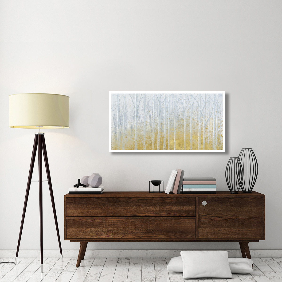 Silver Waters No River Gold -Paper Art-50&quotx26"