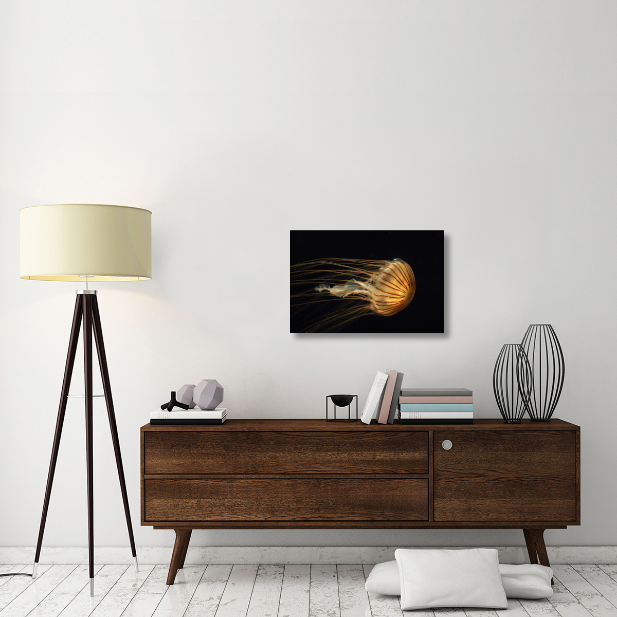 Northern Sea Nettle Jellyfish northern Pacific Ocean-Canvas Art-30&quotx20"