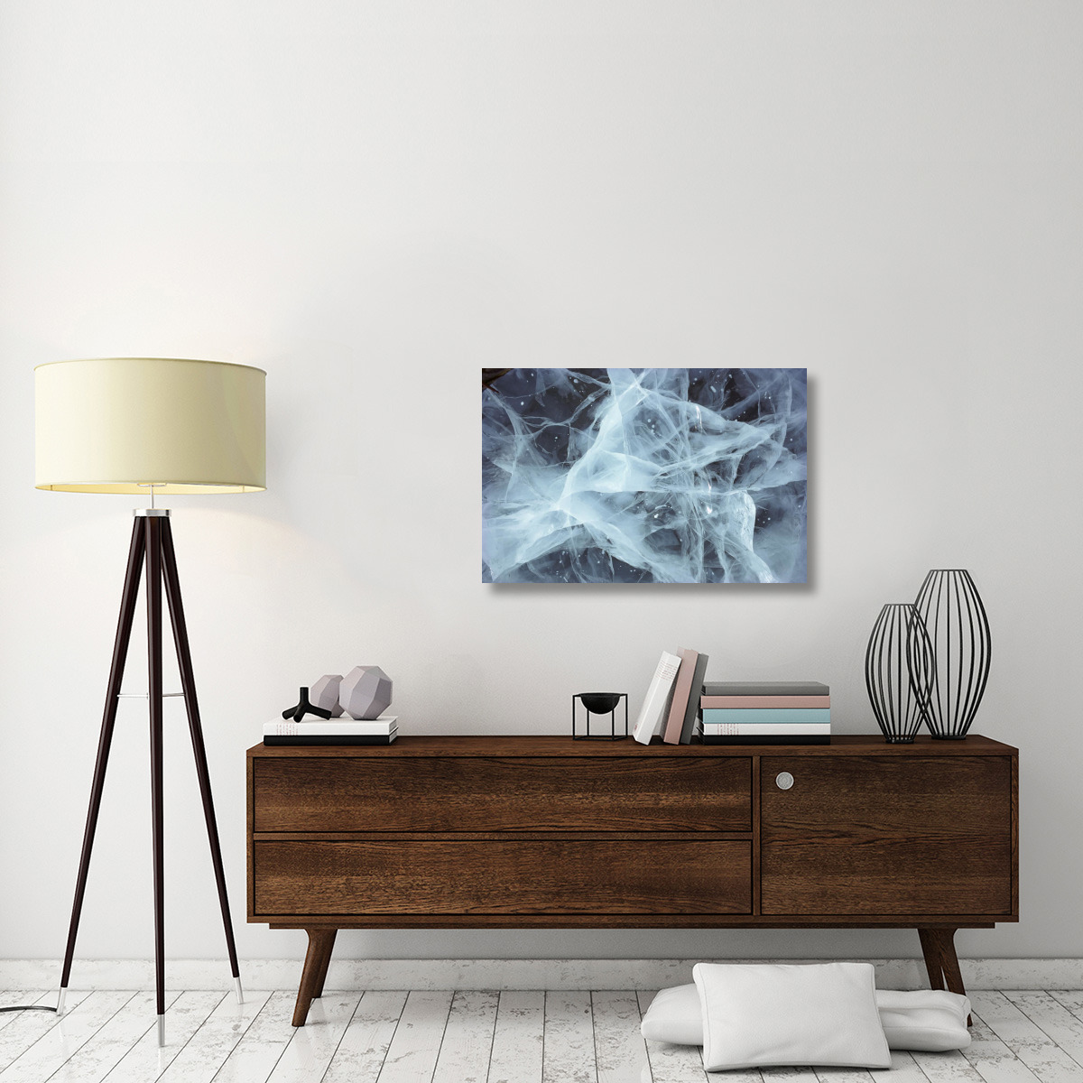 Lake Vanda ice, dry valleys, Victoria Land, Antarctica-Canvas Art-36&quotx24"