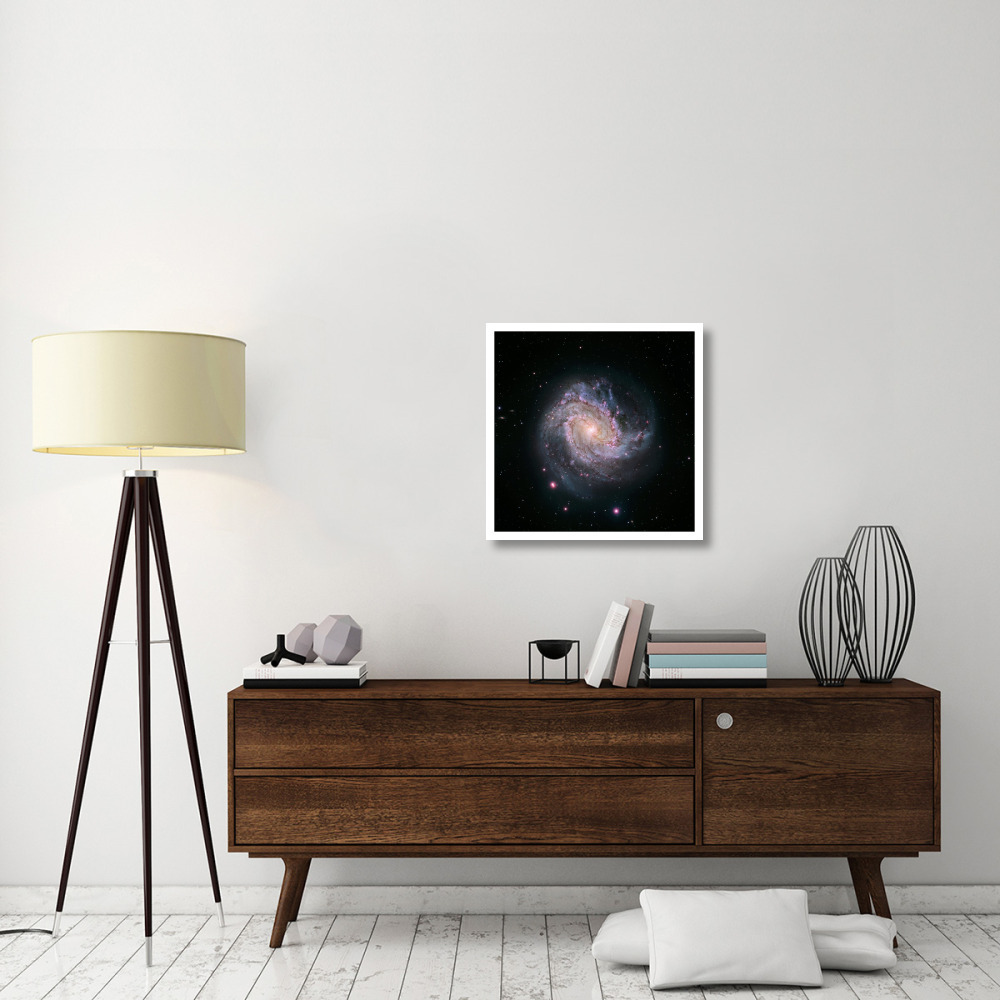 M83 - Spiral Galaxy (Hubble-Magellan Composite)-Paper Art-26&quotx26"