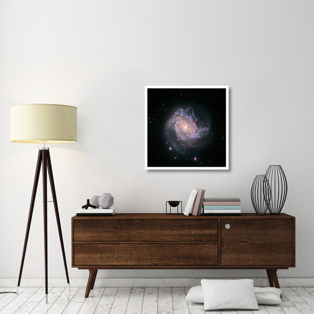 M83 - Spiral Galaxy (Hubble-Magellan Composite)-Paper Art-32&quotx32"