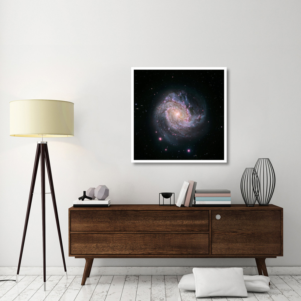 M83 - Spiral Galaxy (Hubble-Magellan Composite)-Paper Art-38&quotx38"