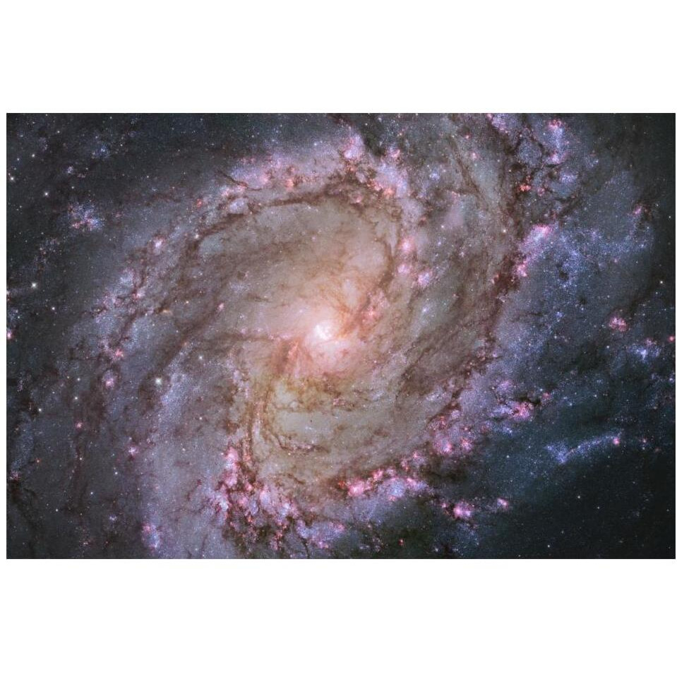 M83 - Spiral Galaxy-Paper Art-20&quotx14"