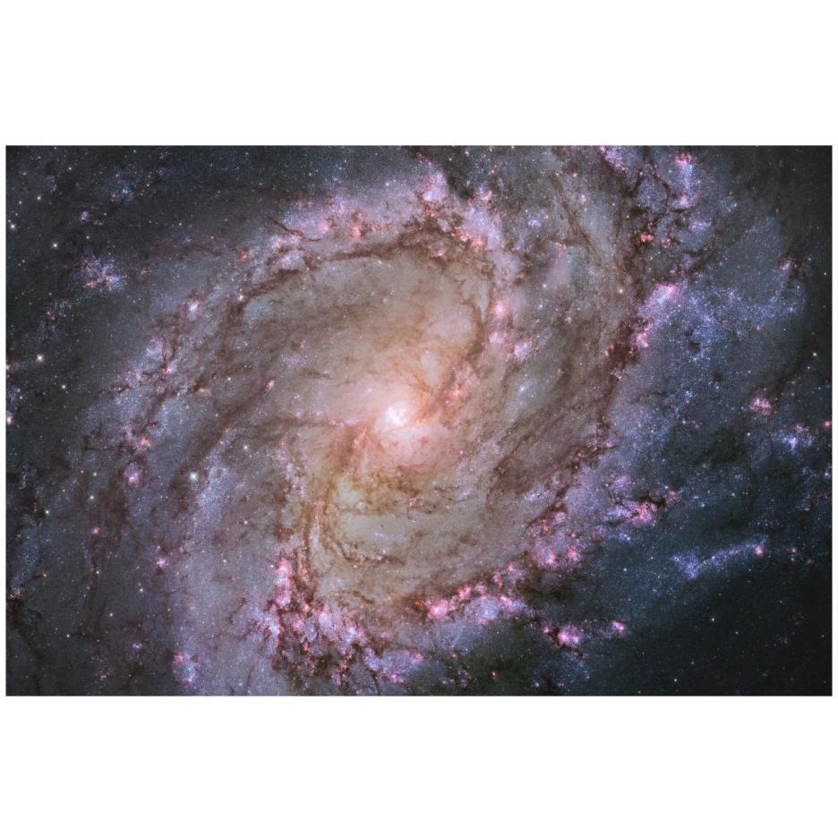 M83 - Spiral Galaxy-Paper Art-26&quotx18"