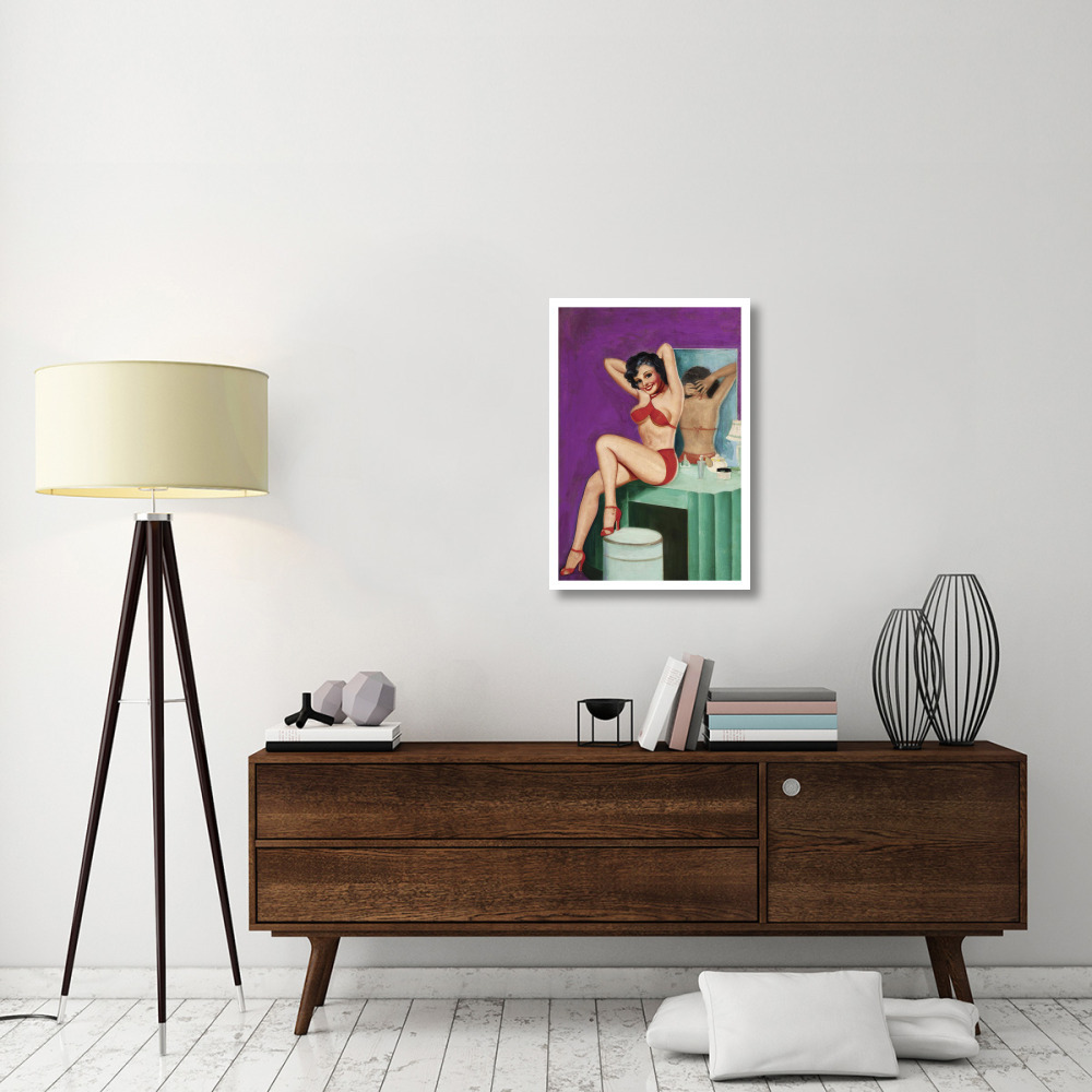 Mid-Century Pin-Ups - Bedtime Stories-Paper Art-22&quotx32"