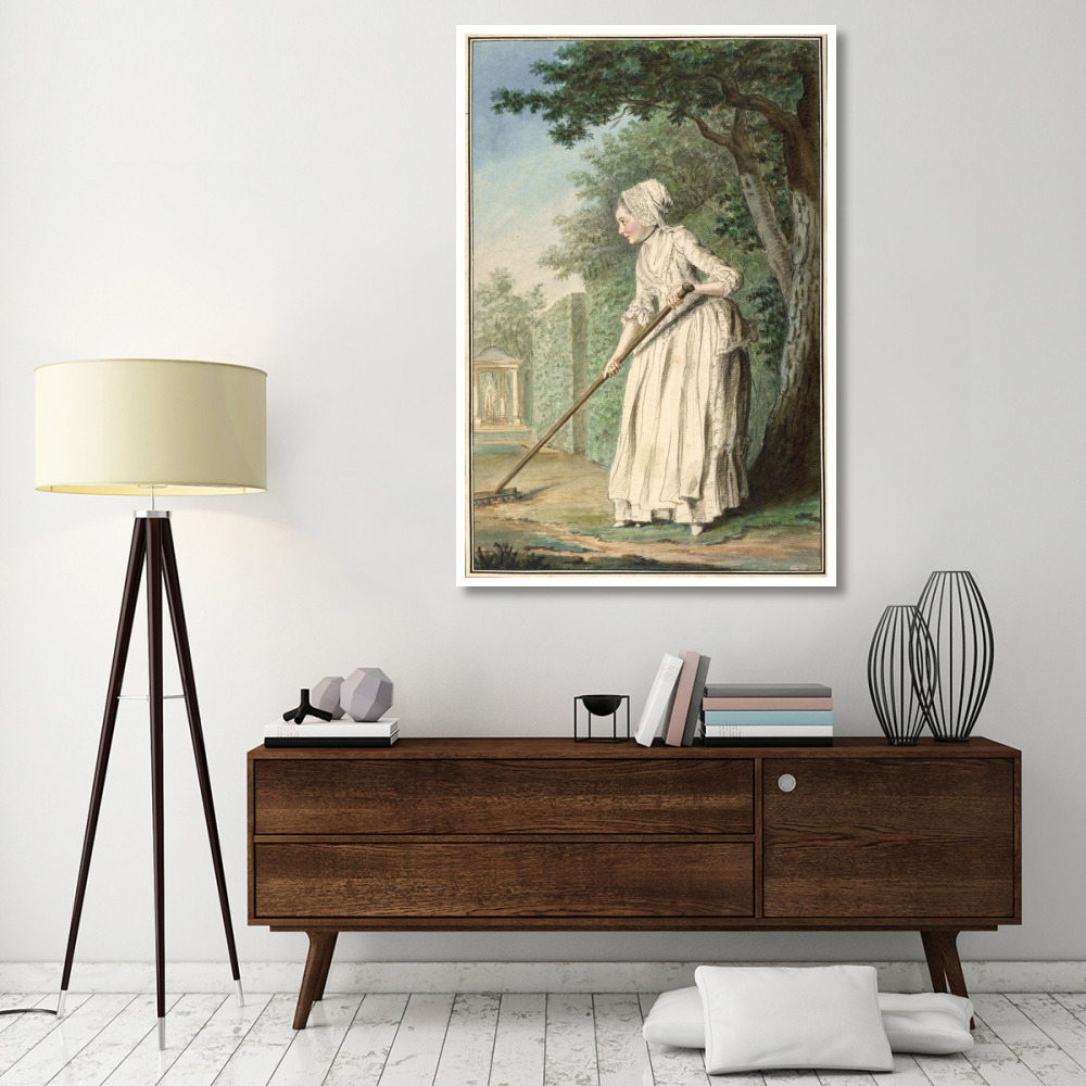 The Duchess of Chaulnes as a Gardener in an Alle, 1771-Paper Art-42&quotx62"